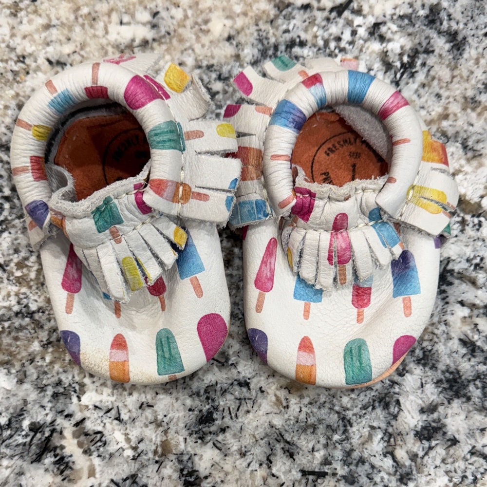 Freshly Picked Ice Pop Patterned Moccasins
